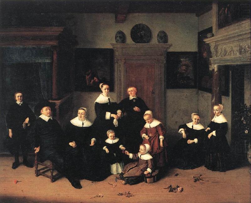 OSTADE, Adriaen Jansz. van Portrait of a Family jg china oil painting image